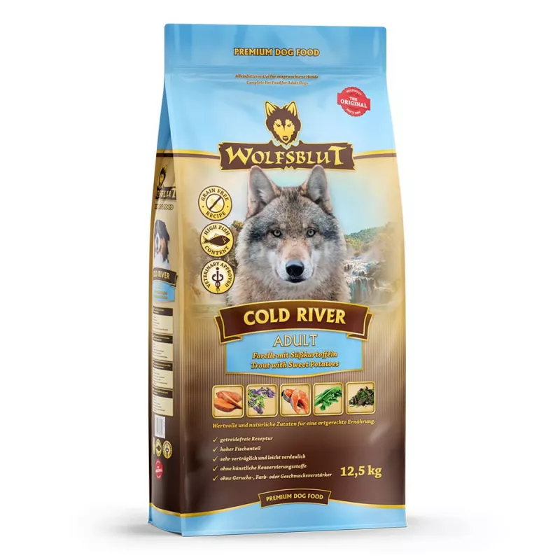 Cold River Adult - Forelle mit Süßkartoffel 12,5 kg